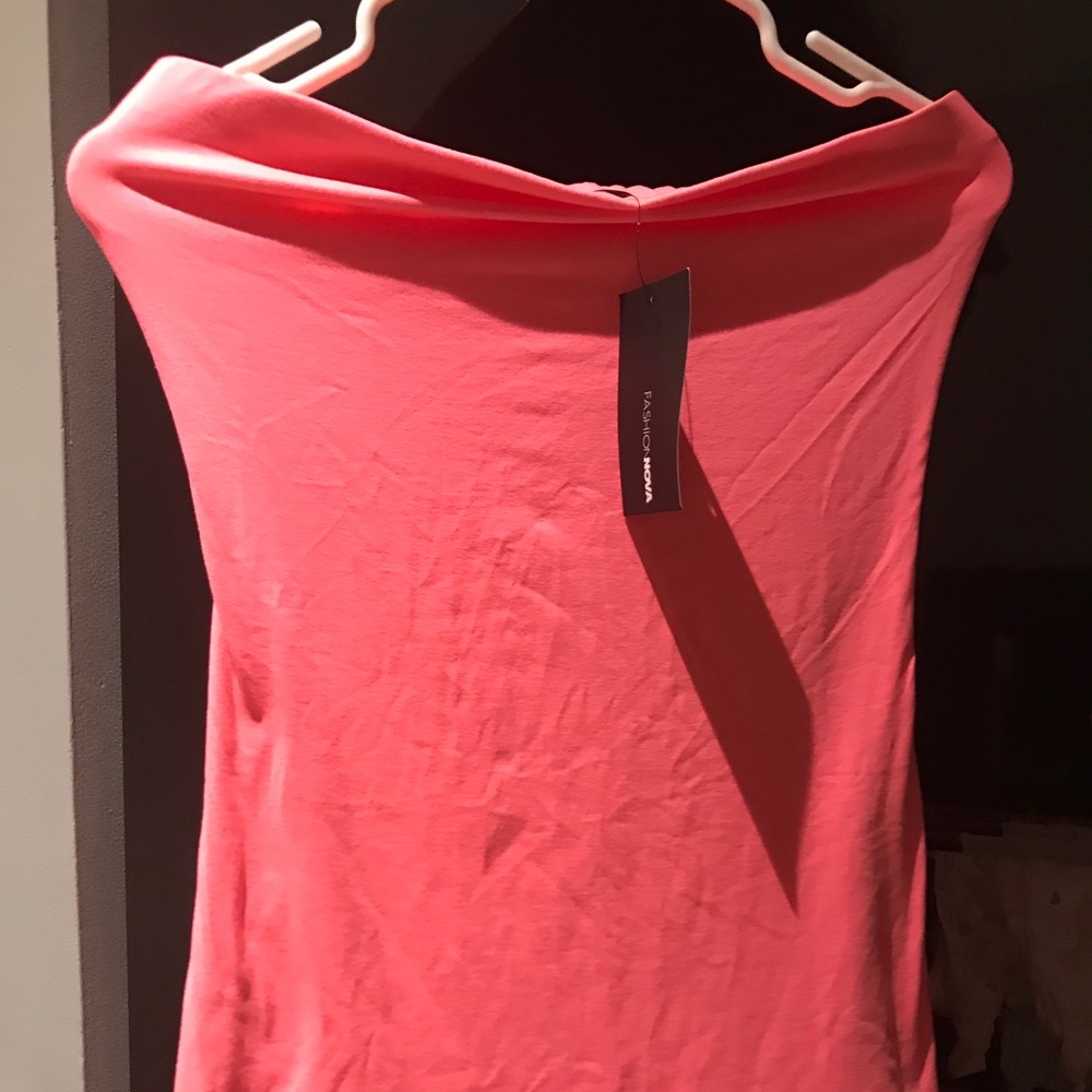 Fashion nova hot pink romper